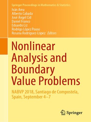 cover image of Nonlinear Analysis and Boundary Value Problems